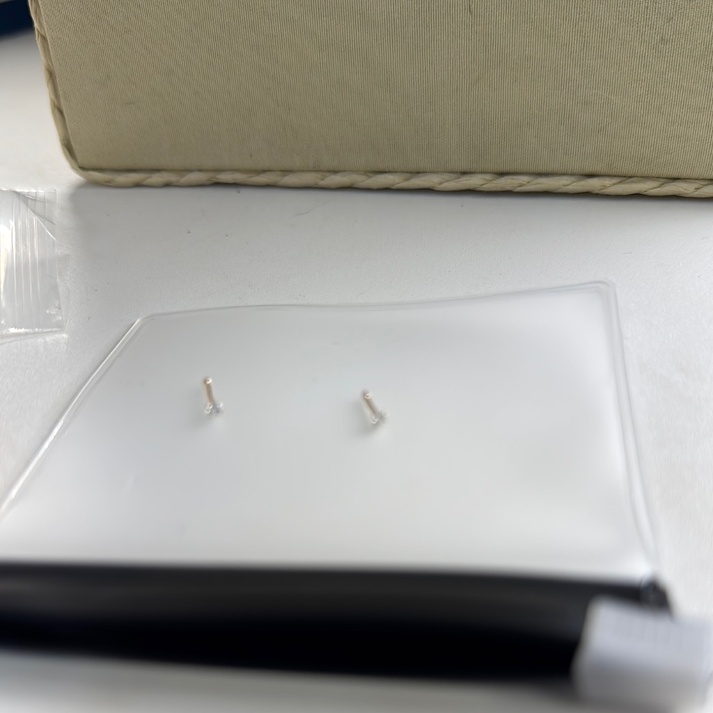 Silver Tone Stud Nose Rings